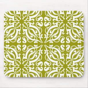 Alfombrilla De Ratón DAMASK - Verde oliva