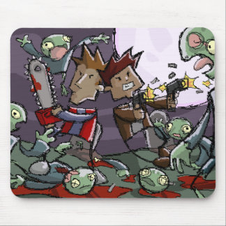 Alfombrilla De Ratón Dan y Ben contra. Algunos zombis
