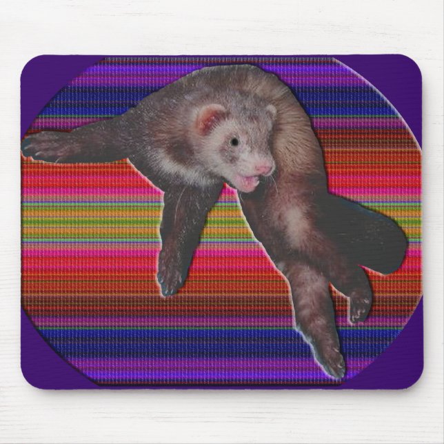 Alfombrilla De Ratón Dancing Ferret Mousepad (Frente)