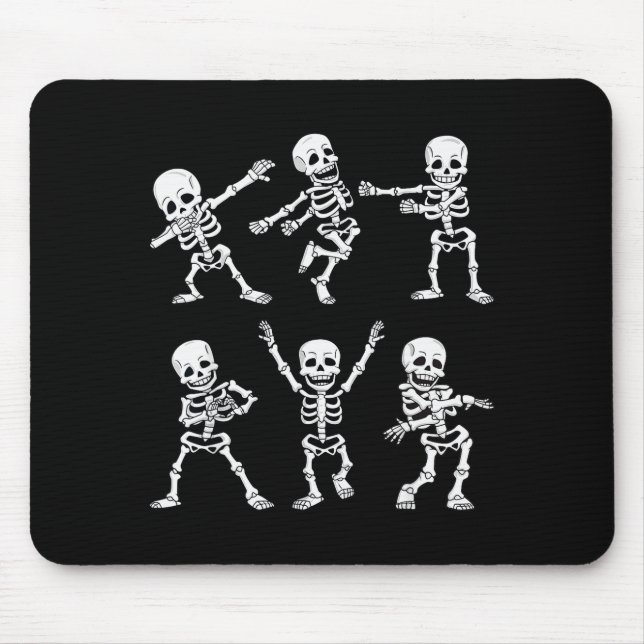 Alfombrilla De Ratón Dancing Skeletons Dance Challenge Boys Girl Kids H (Frente)