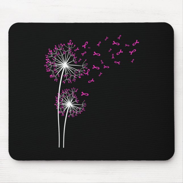 Alfombrilla De Ratón Dandelion Faith Hope Love Mama Cancer Awareness (Frente)