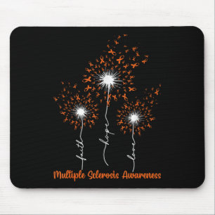 Alfombrilla De Ratón Dandelion Faith Hope Love Ms Multiple Sclerosis Aw