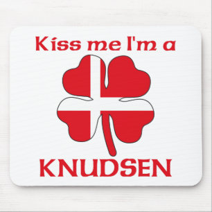 Alfombrilla De Ratón Daneses personalizada me besan que soy Knudsen