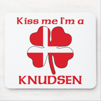 Alfombrilla De Ratón Daneses personalizada me besan que soy Knudsen