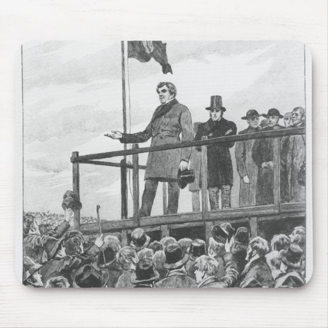 Alfombrilla De Ratón Daniel O'Connel en la reunión en el ajuste (Frente)