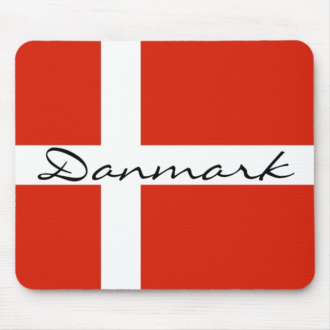 Alfombrilla De Ratón Danmark con Dannebrog (Frente)