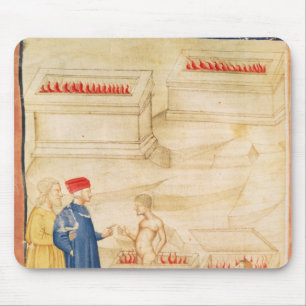 Alfombrilla De Ratón Dante y Virgil descubren la cuenta Ugolino