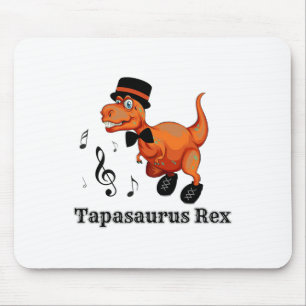Alfombrilla De Ratón Danza de dinosaurio de baile lindo - Tapasauro