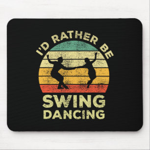 Alfombrilla De Ratón Danza De Swing Vintage Retro Did. Más Que Swing