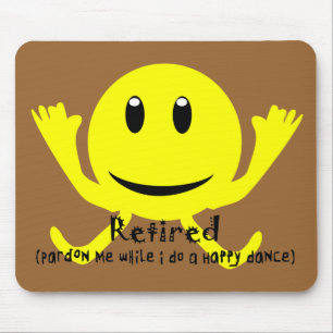 Alfombrilla De Ratón DANZA FELIZ AMARILLA "jubilada"