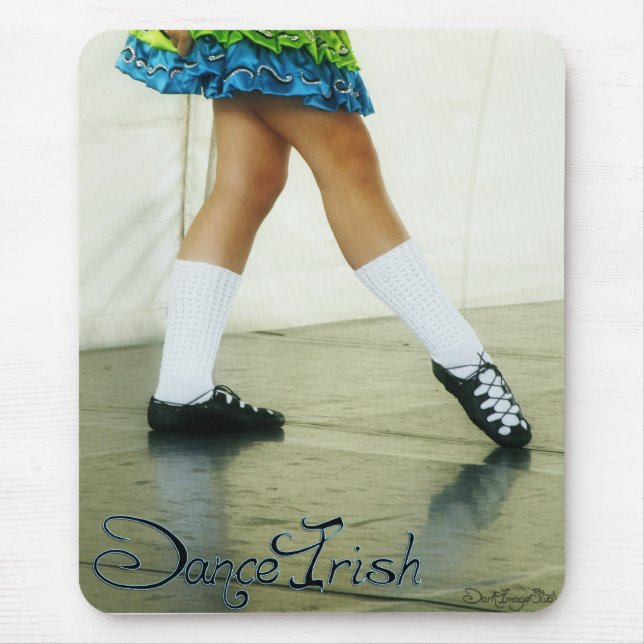 Alfombrilla De Ratón Danza Mousepad azul irlandés (Frente)