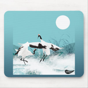 Alfombrilla De Ratón Danza Mousepad de la grúa de Jitaku