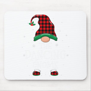 Alfombrilla De Ratón Danzando Gnome Xmas Familia Coincidiendo Navidades