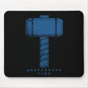 Alfombrilla De Ratón DAoC Midgard y emblemas Mousepad de la clase