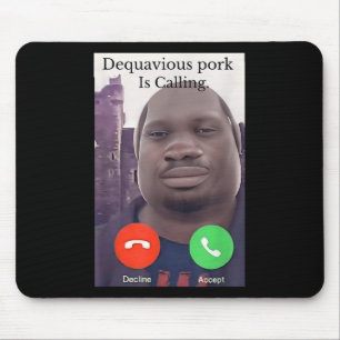 Alfombrilla De Ratón Daquavious Pork Llama Meme John Pork Meme