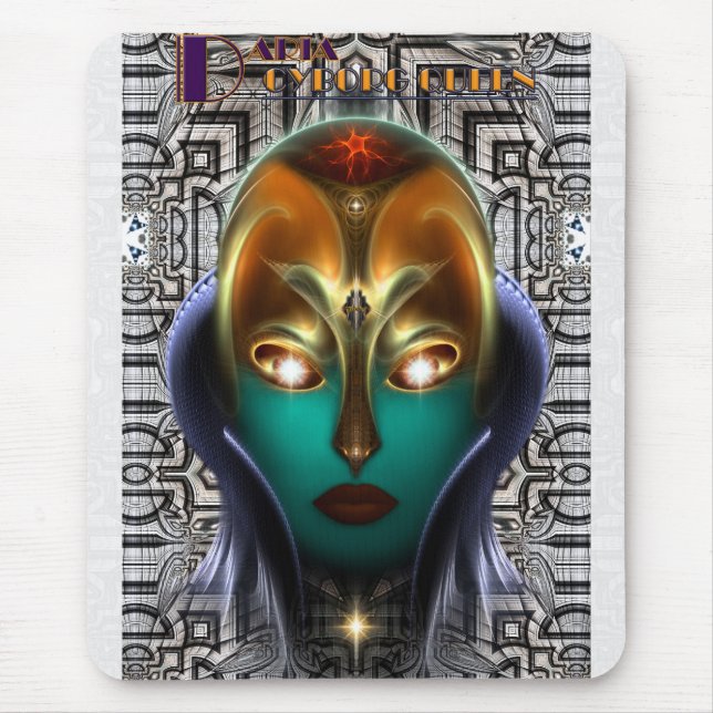 Alfombrilla De Ratón Daria Cyborg Queen Tech (Frente)