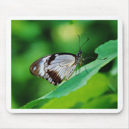 Alfombrilla De Ratón Dark Brown and Grey Butterfly