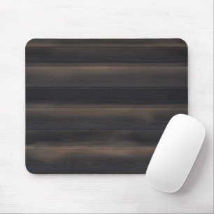 Alfombrilla De Ratón Dark Japandi Madera Carbonizada Minimalista al Car