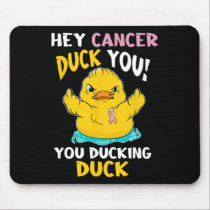 Alfombrilla De Ratón Darling Duckie - Guerrero del Cáncer de Mama