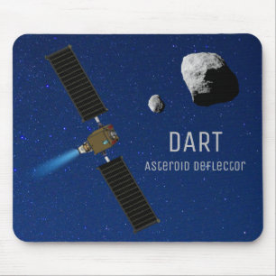 Alfombrilla De Ratón DART Asteroide Deflectando la nave espacial
