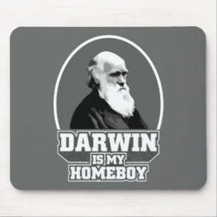 Alfombrilla De Ratón Darwin es mi Homeboy