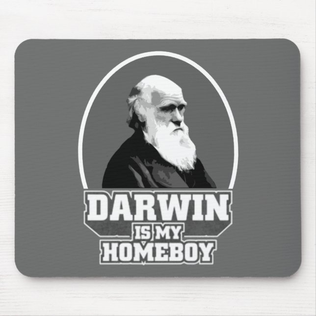 Alfombrilla De Ratón Darwin es mi Homeboy (Frente)