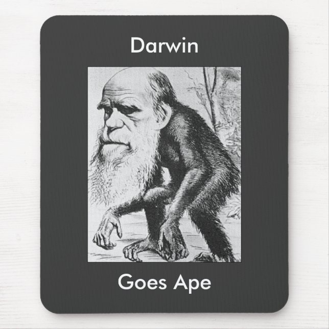 Alfombrilla De Ratón Darwin Goes Ape Mousepad (Frente)