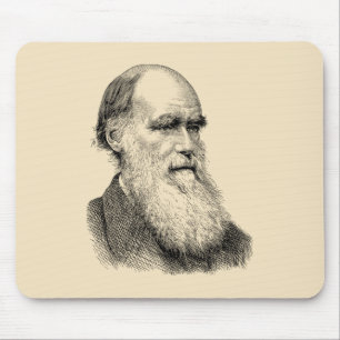 Alfombrilla De Ratón Darwin Portrait Evolution/ Charles Darwin