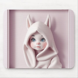 Alfombrilla De Ratón „Das Mädchen im Zaubermantel“