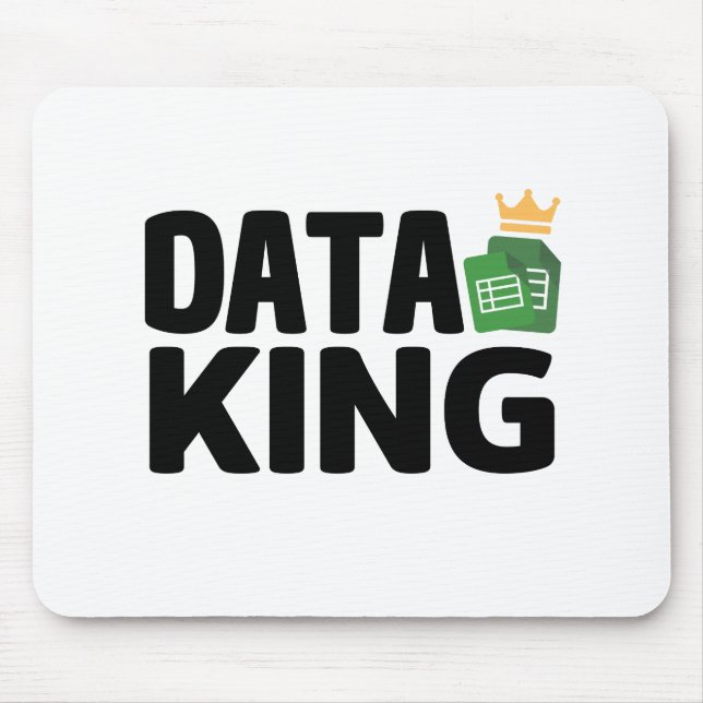 Alfombrilla De Ratón Data King Mouse Pad (Frente)