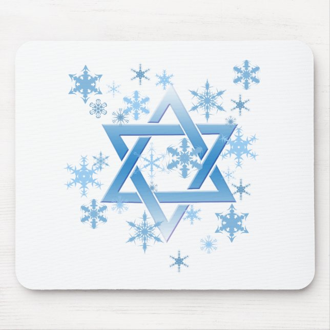 Alfombrilla De Ratón david de invierno (Frente)