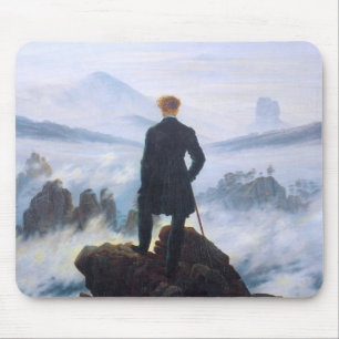 Alfombrilla De Ratón David Friedrich, el asesino de la niebla marina