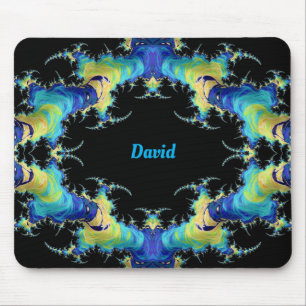Alfombrilla De Ratón DAVID ~ Patrón 3D extraño ~ Personalizado