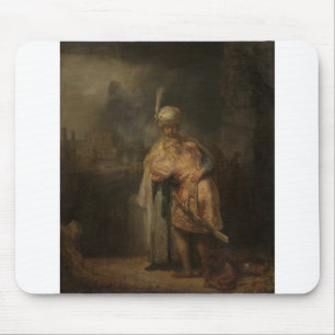 Alfombrilla De Ratón David y Jonathan - Rembrandt - c1642