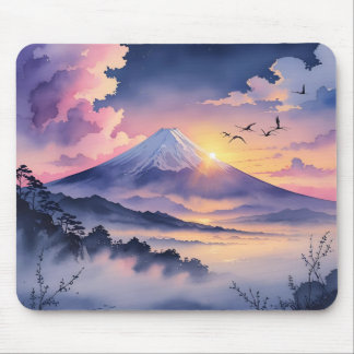 Alfombrilla De Ratón Dawn of Hope at Mount Fuji