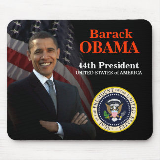 Alfombrilla De Ratón Day Mousepad de Barack Obama de presidente