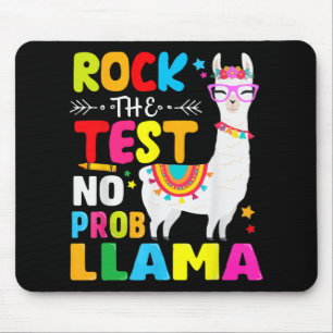 Alfombrilla De Ratón Day Rock The Test Docing No Prob Llama Teacher