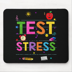 Alfombrilla De Ratón Day Rock The Test Teacher Funny Testing Day Studen