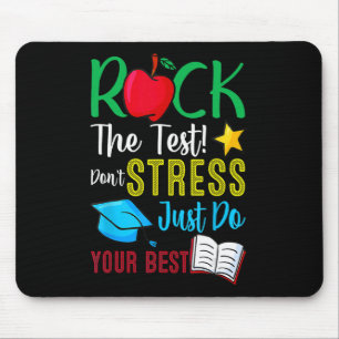Alfombrilla De Ratón Day Rock The Test Teacher Testing Day 2