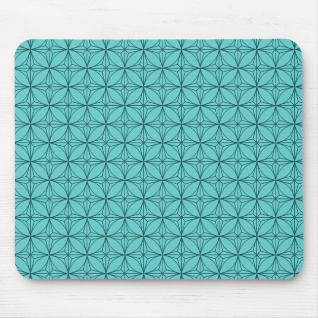 Alfombrilla De Ratón Dazzle Mousepad de época, turquesa (Frente)