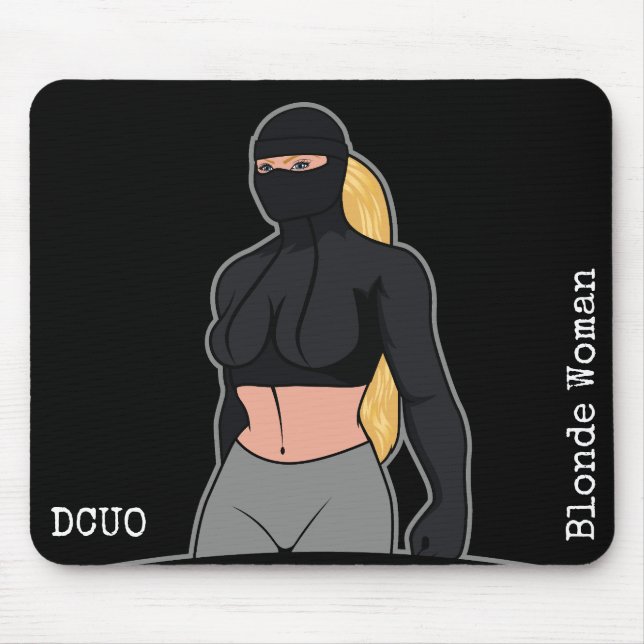 Alfombrilla De Ratón DCUO Blonde Woman Mousepad (Frente)