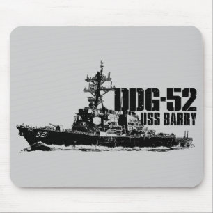 Alfombrilla De Ratón DDG-52 Barry Mousepad