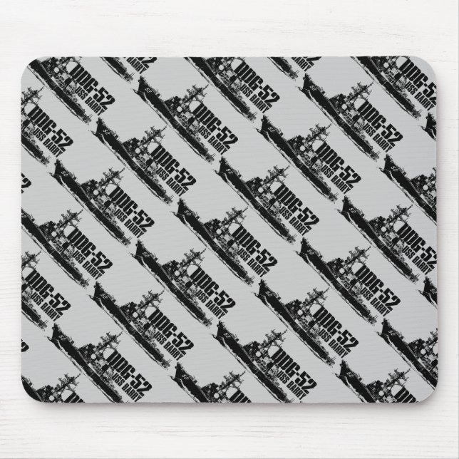 Alfombrilla De Ratón DDG-52 Barry Mousepad (Frente)