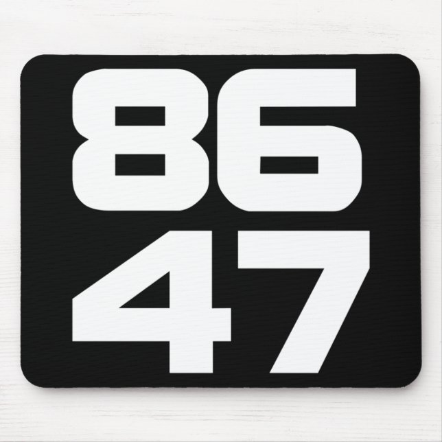 Alfombrilla De Ratón De 86 47 Anti Trump Resist Project 2025 (Frente)