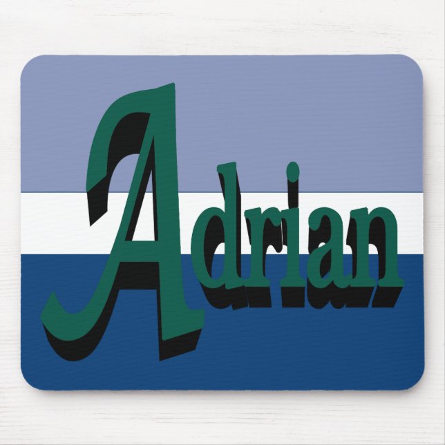 Alfombrilla de ratón de Adrian (Frente)