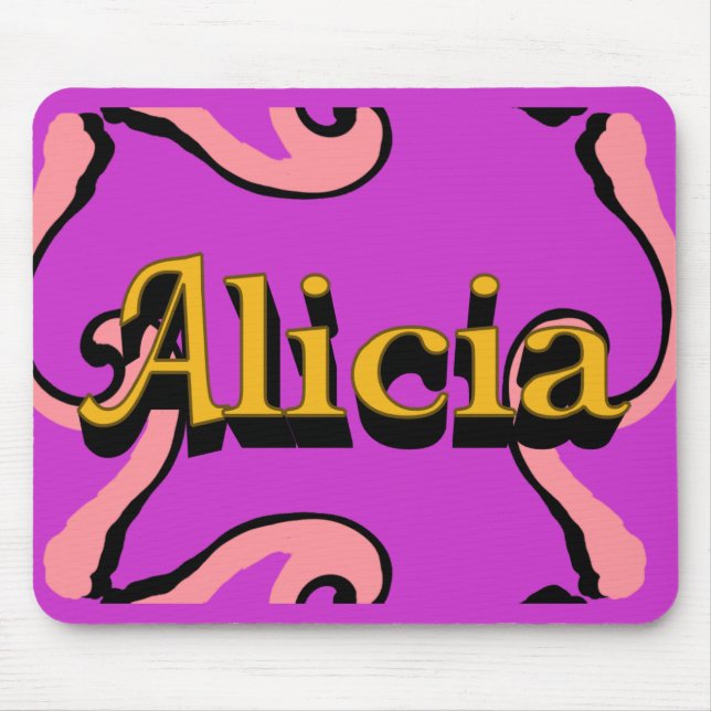 Alfombrilla de ratón de Alicia (Frente)