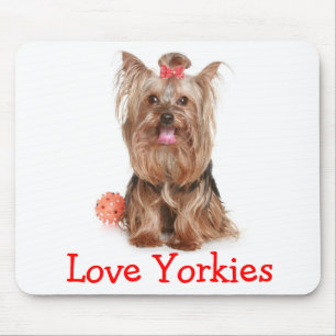 Alfombrilla de ratón de amor por Yorkshire Terrier