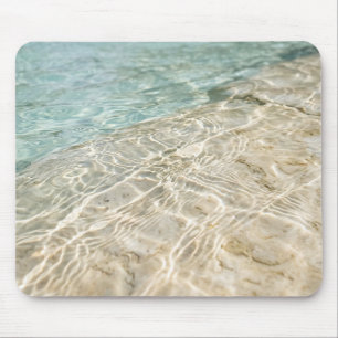 Alfombrilla de ratón de arena de agua costera poco