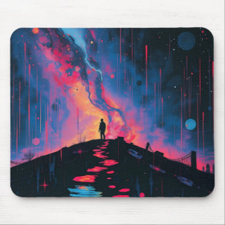 Alfombrilla de ratón de arte de silueta