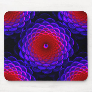 Alfombrilla de ratón de arte de vidrio con patrón 